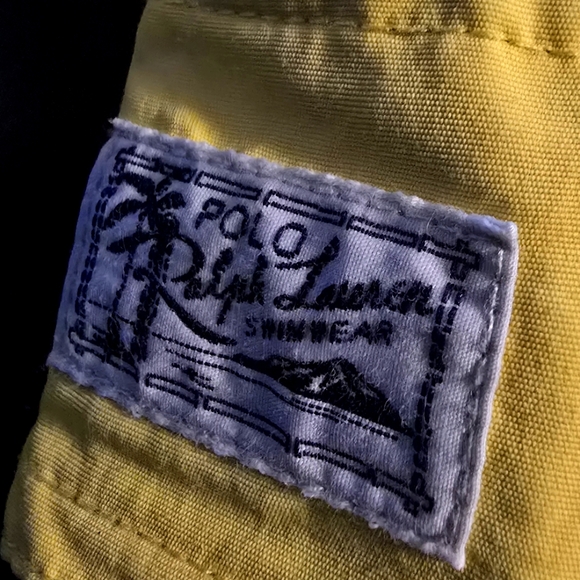 Polo Ralph Lauren Yellow Swim Shorts (Great CONDITION) - Picture 3 of 7